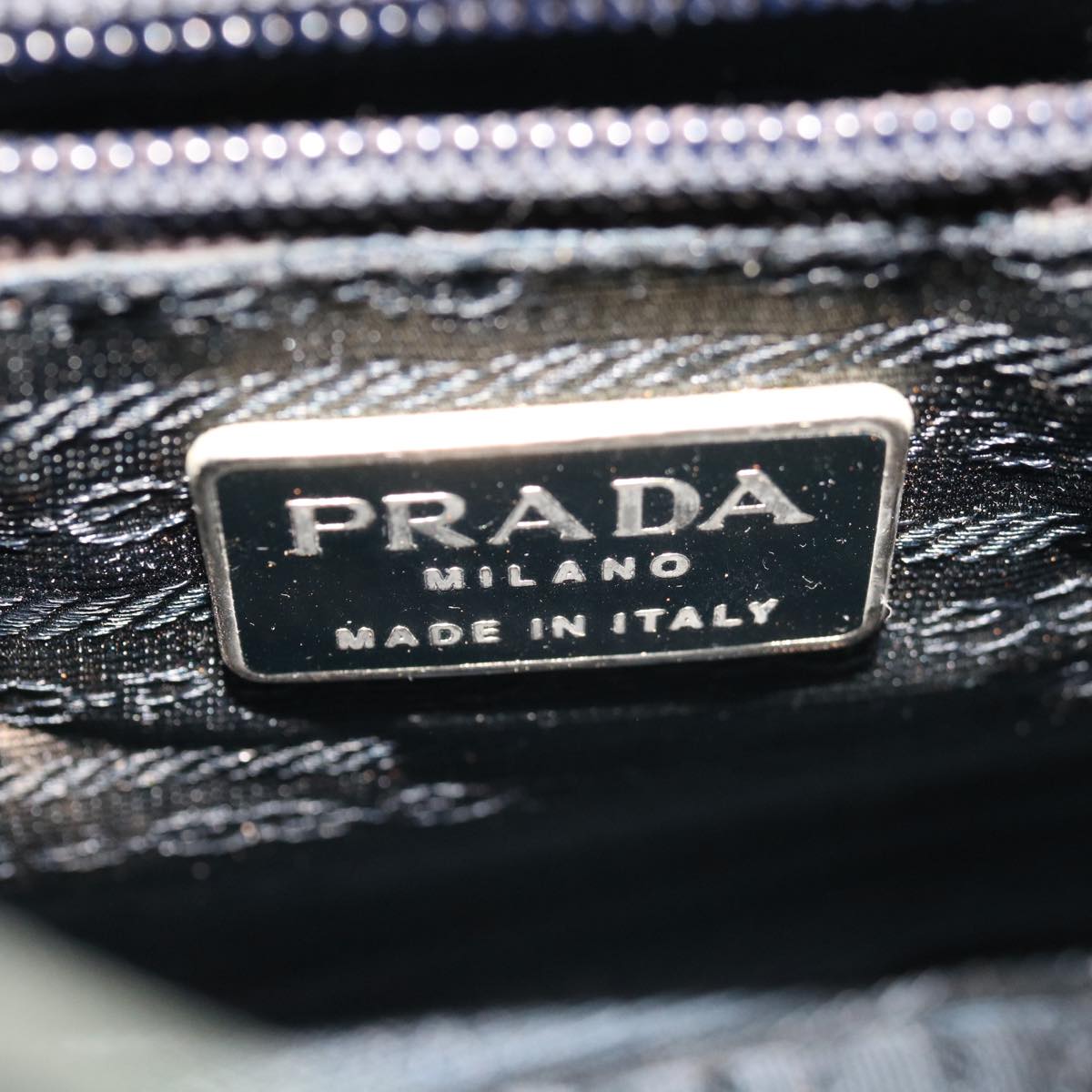 PRADA Shoulder Bag Nylon Navy Auth 66018