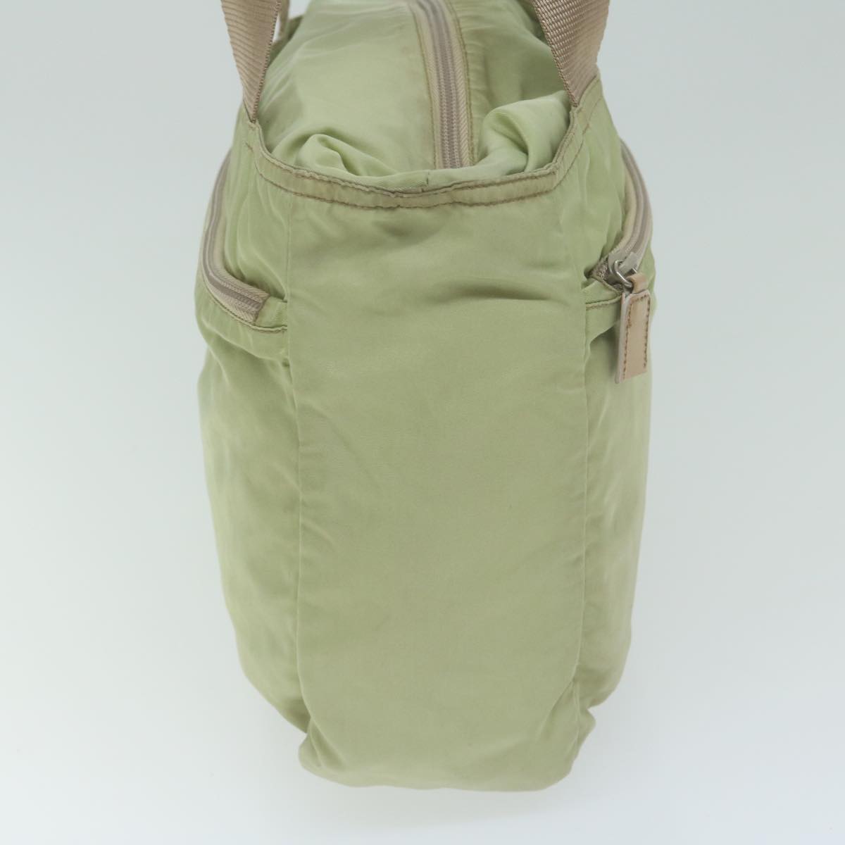 PRADA Tote Bag Nylon Khaki Auth 66019