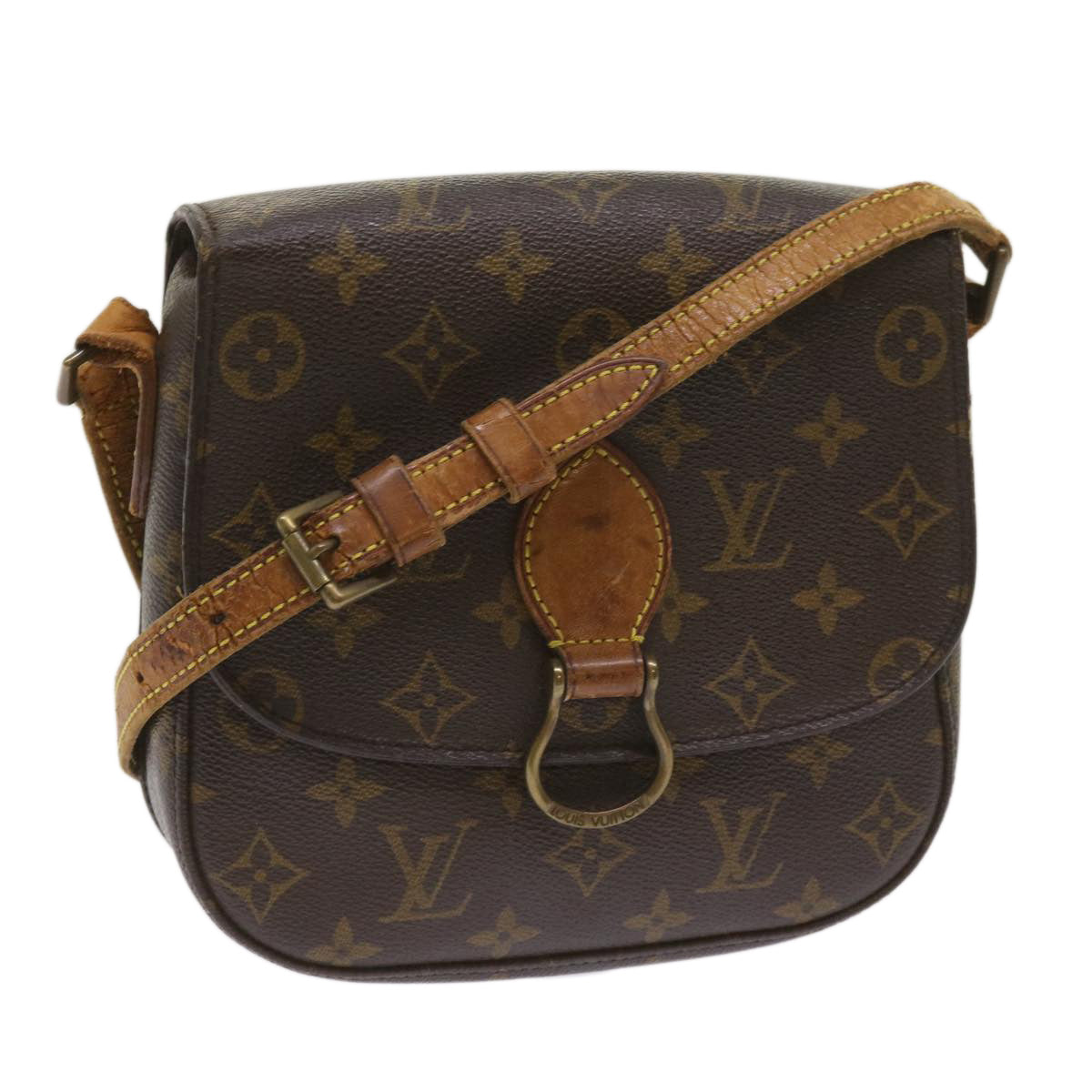 LOUIS VUITTON Monogram Saint Cloud MM Shoulder Bag M51243 LV Auth 66031