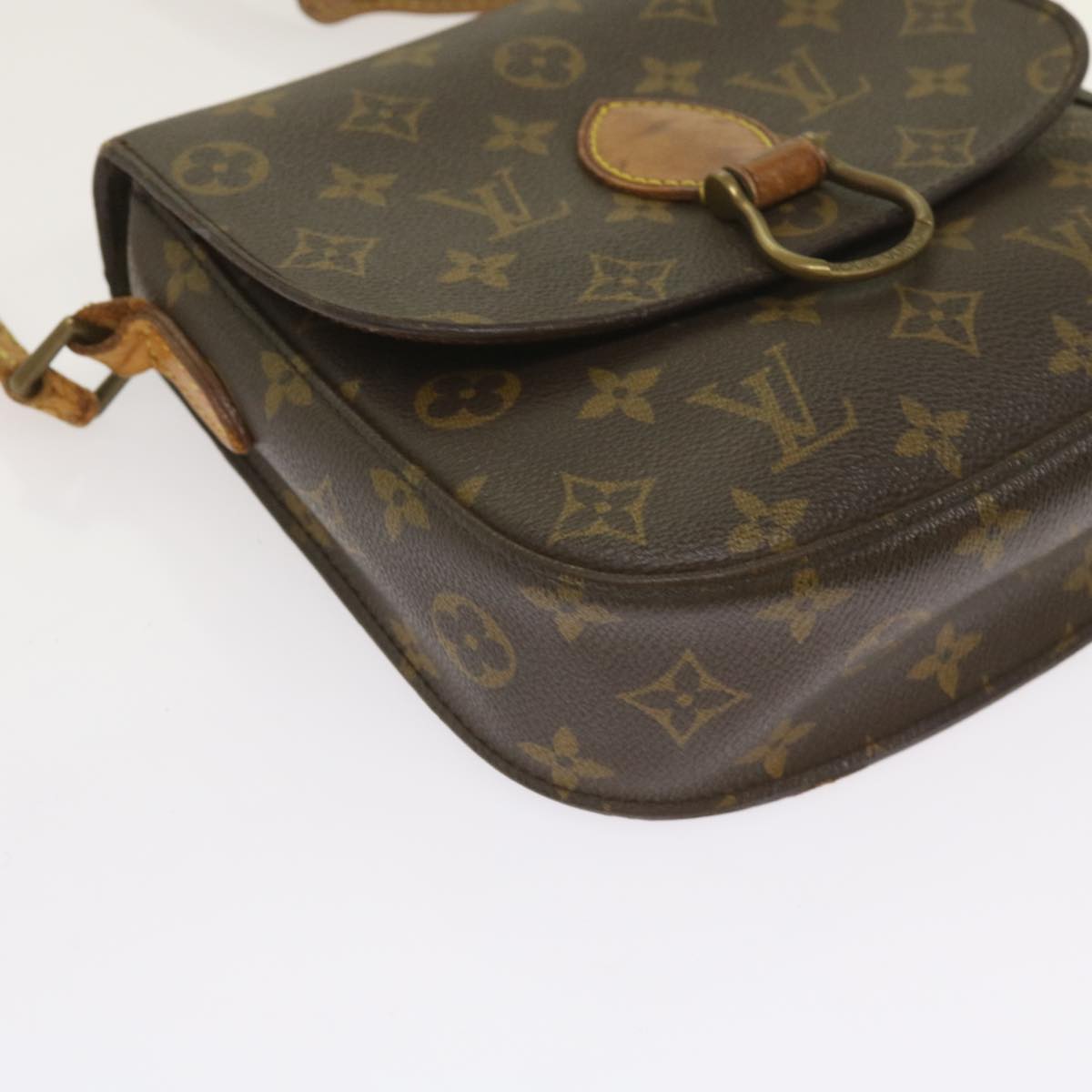 LOUIS VUITTON Monogram Saint Cloud MM Shoulder Bag M51243 LV Auth 66031