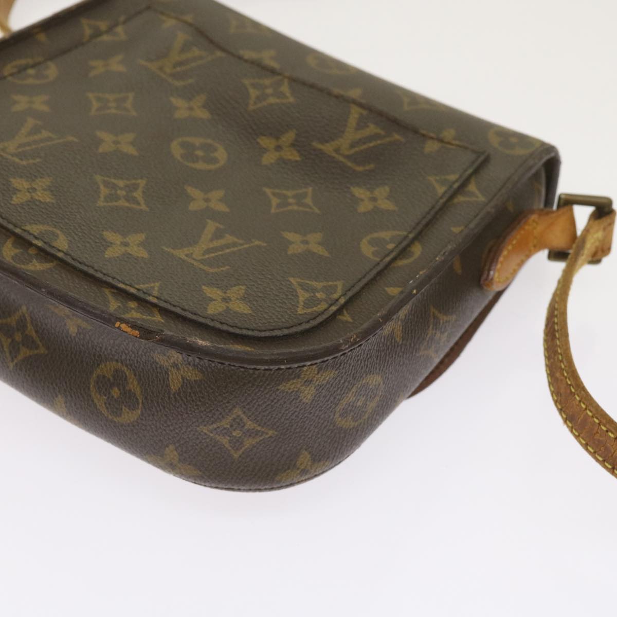 LOUIS VUITTON Monogram Saint Cloud MM Shoulder Bag M51243 LV Auth 66031