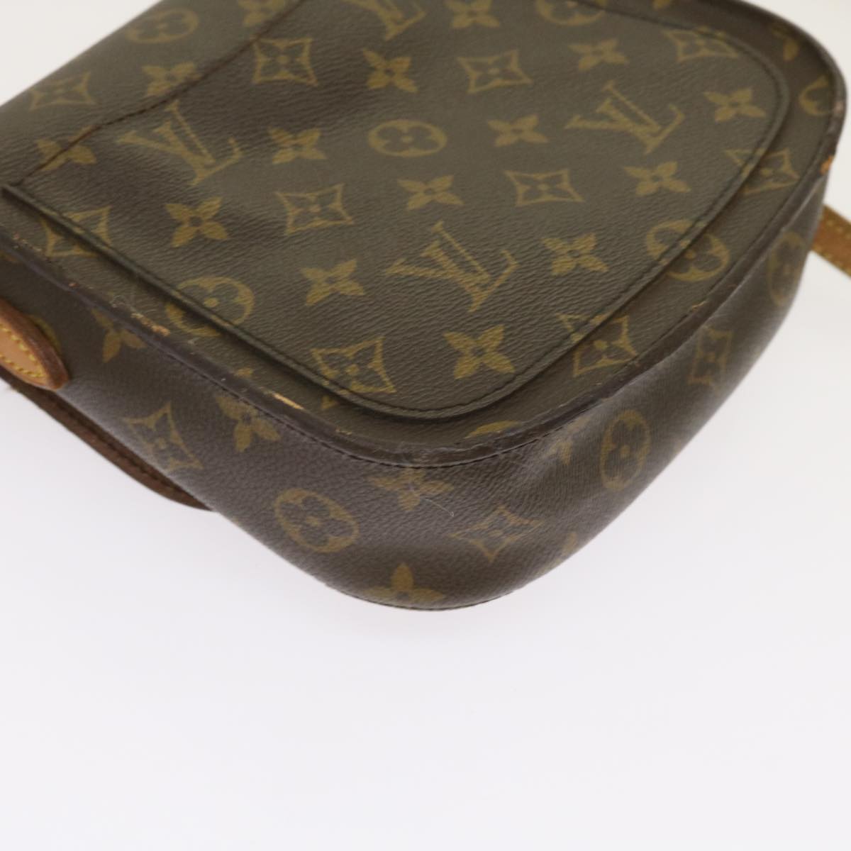 LOUIS VUITTON Monogram Saint Cloud MM Shoulder Bag M51243 LV Auth 66031