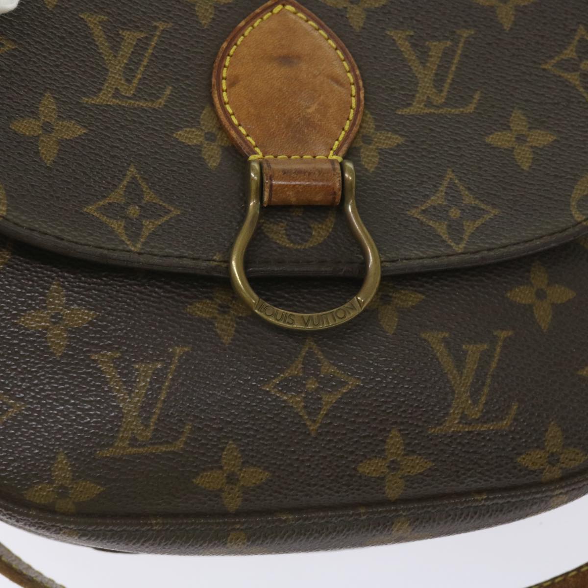 LOUIS VUITTON Monogram Saint Cloud MM Shoulder Bag M51243 LV Auth 66031