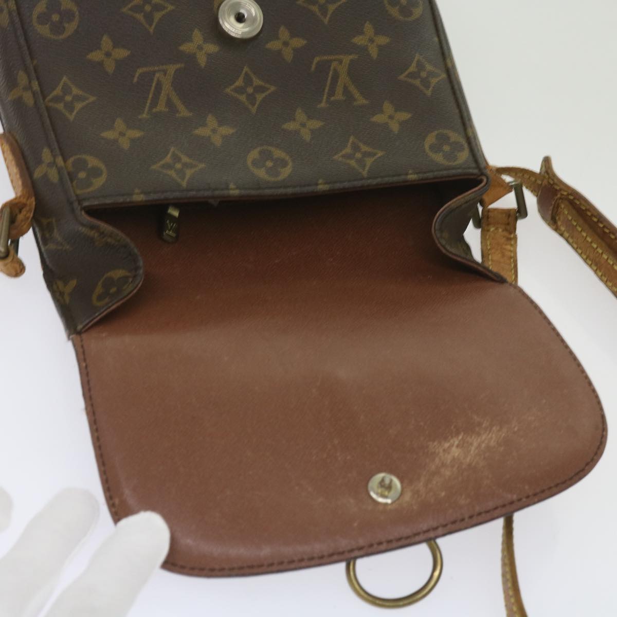 LOUIS VUITTON Monogram Saint Cloud MM Shoulder Bag M51243 LV Auth 66031