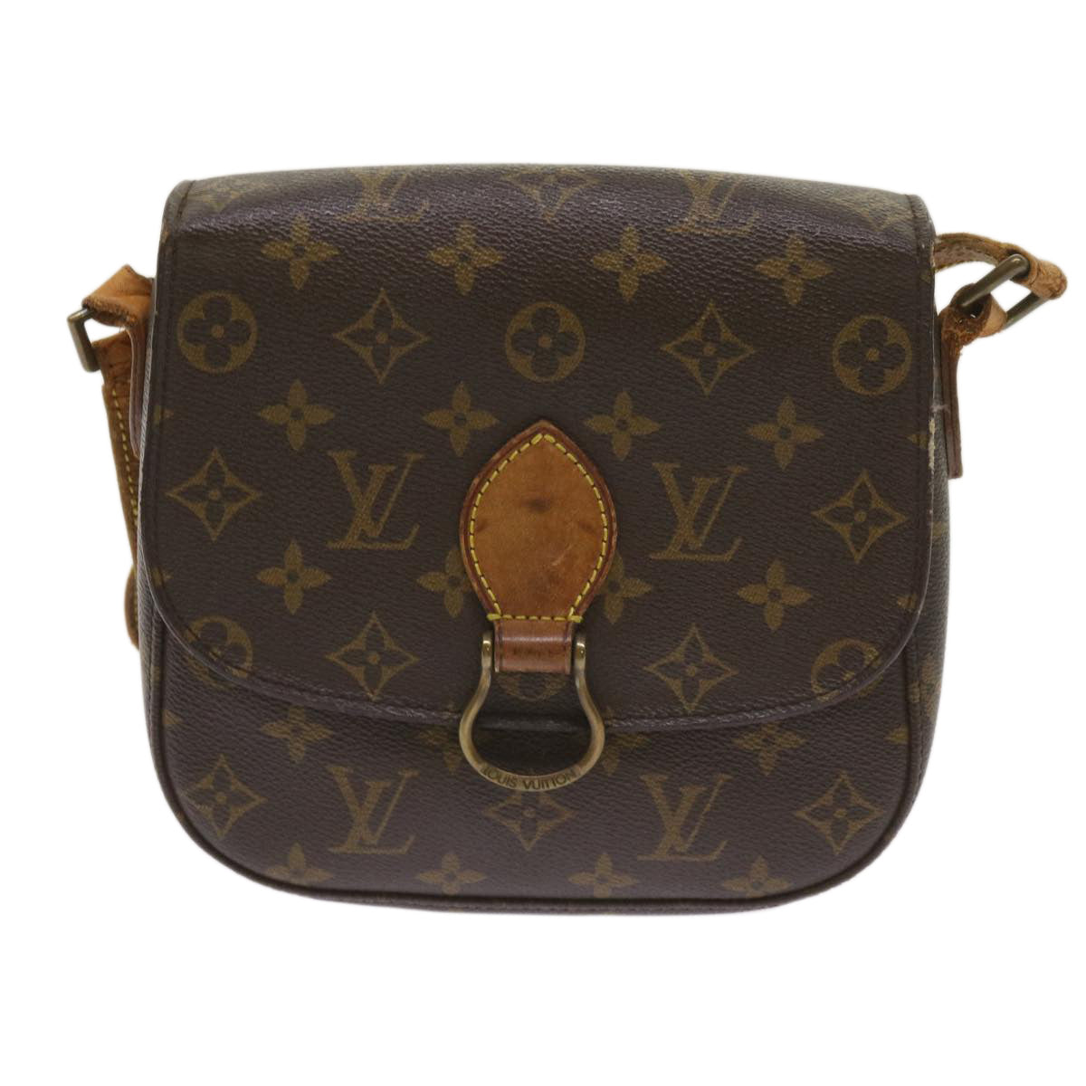 LOUIS VUITTON Monogram Saint Cloud MM Shoulder Bag M51243 LV Auth 66031