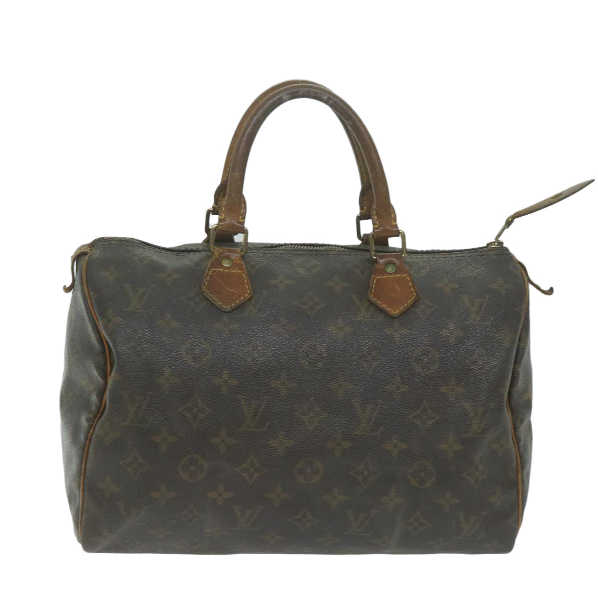 LOUIS VUITTON Monogram Speedy 30 Hand Bag M41526 LV Auth 66032