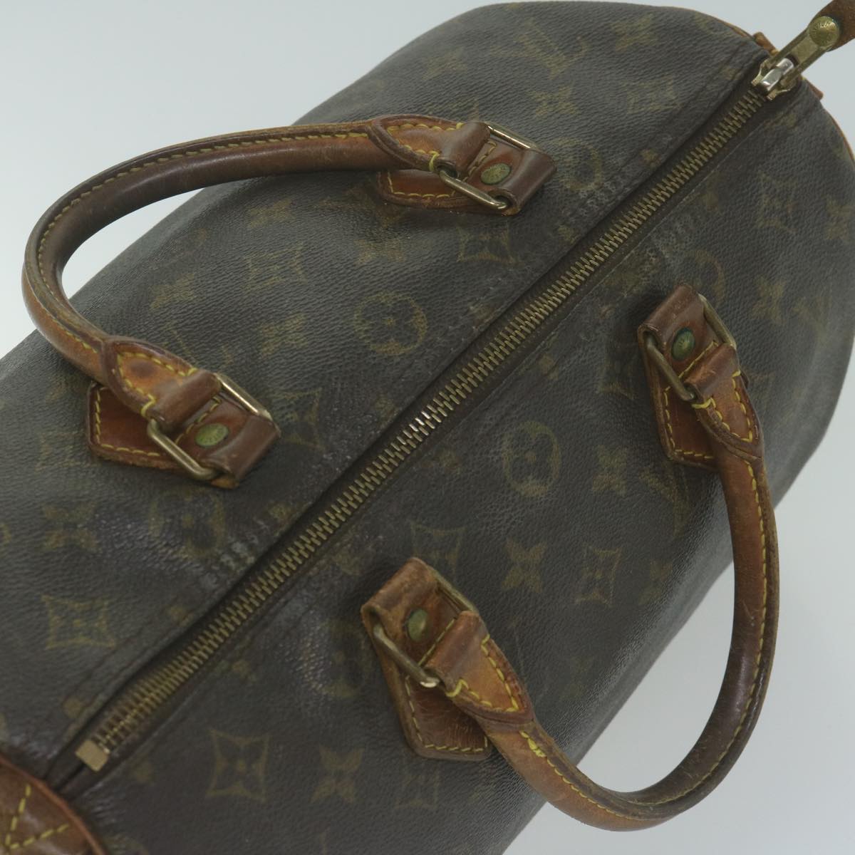 LOUIS VUITTON Monogram Speedy 30 Hand Bag M41526 LV Auth 66032