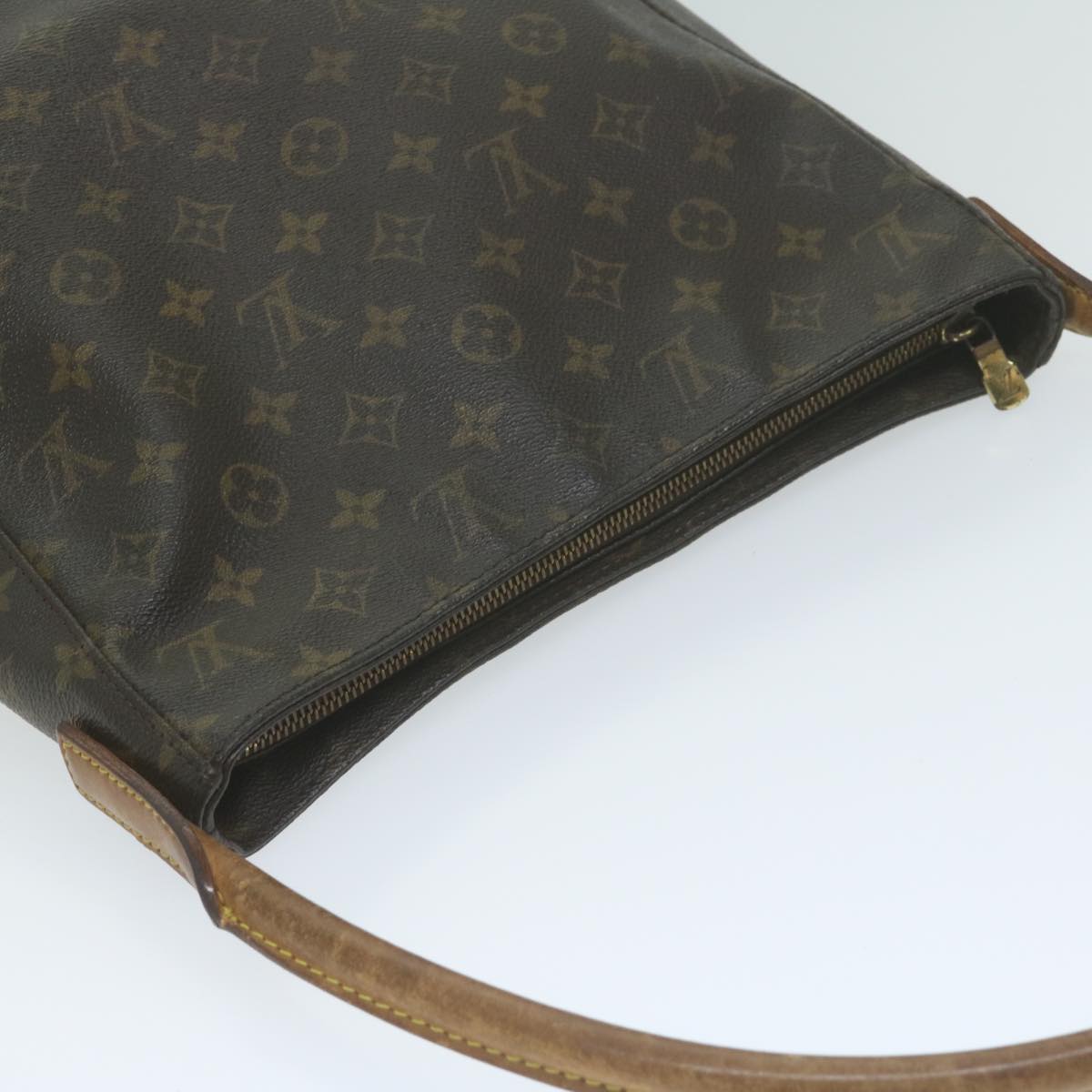 LOUIS VUITTON Monogram Looping GM Shoulder Bag M51145 LV Auth 66048