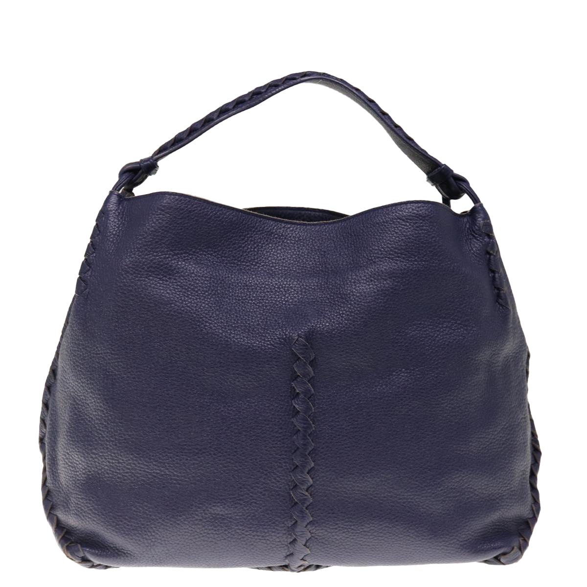 BOTTEGAVENETA Shoulder Bag Leather Purple Auth 66058 - 0