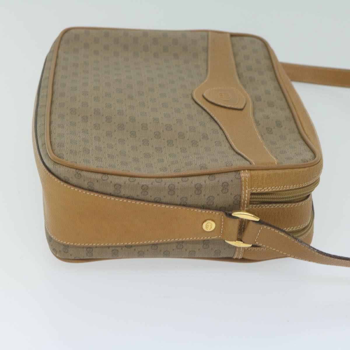 GUCCI Micro GG Supreme Shoulder Bag PVC Beige 001 904 0848 Auth 66070