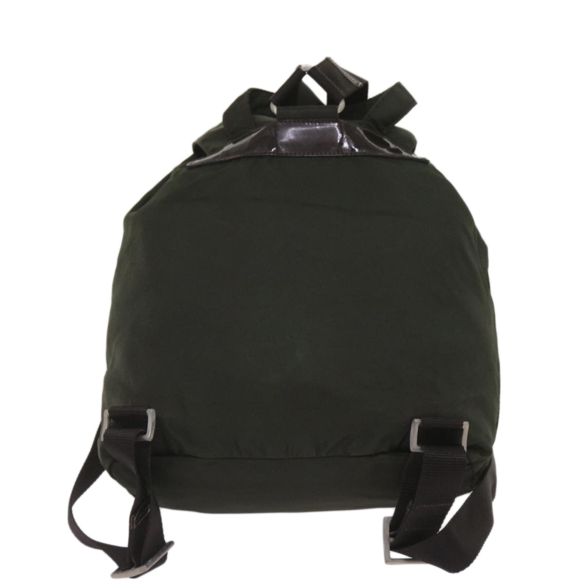 PRADA Backpack Nylon Green Auth 66077 - 0