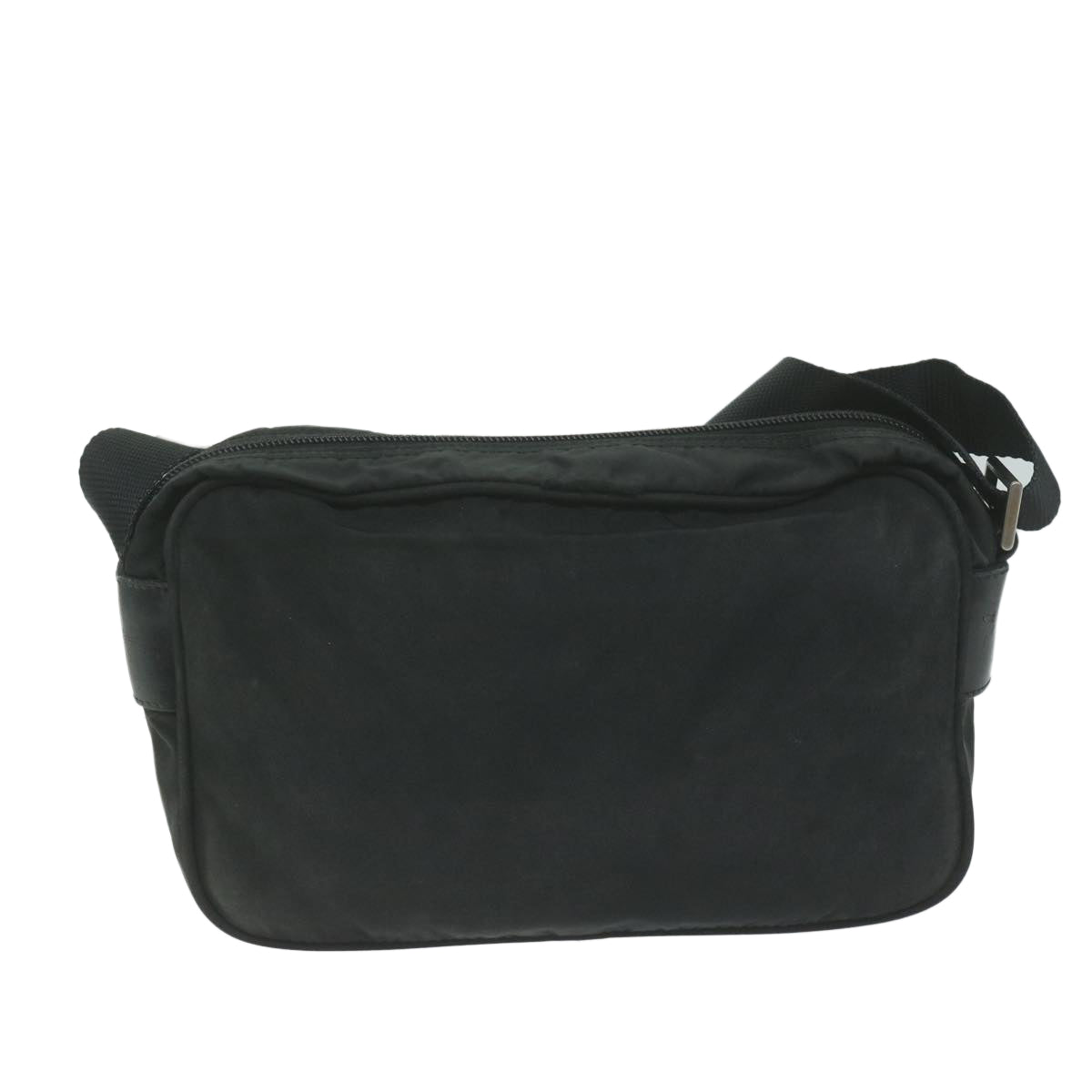 PRADA Shoulder Bag Nylon Black Auth 66085