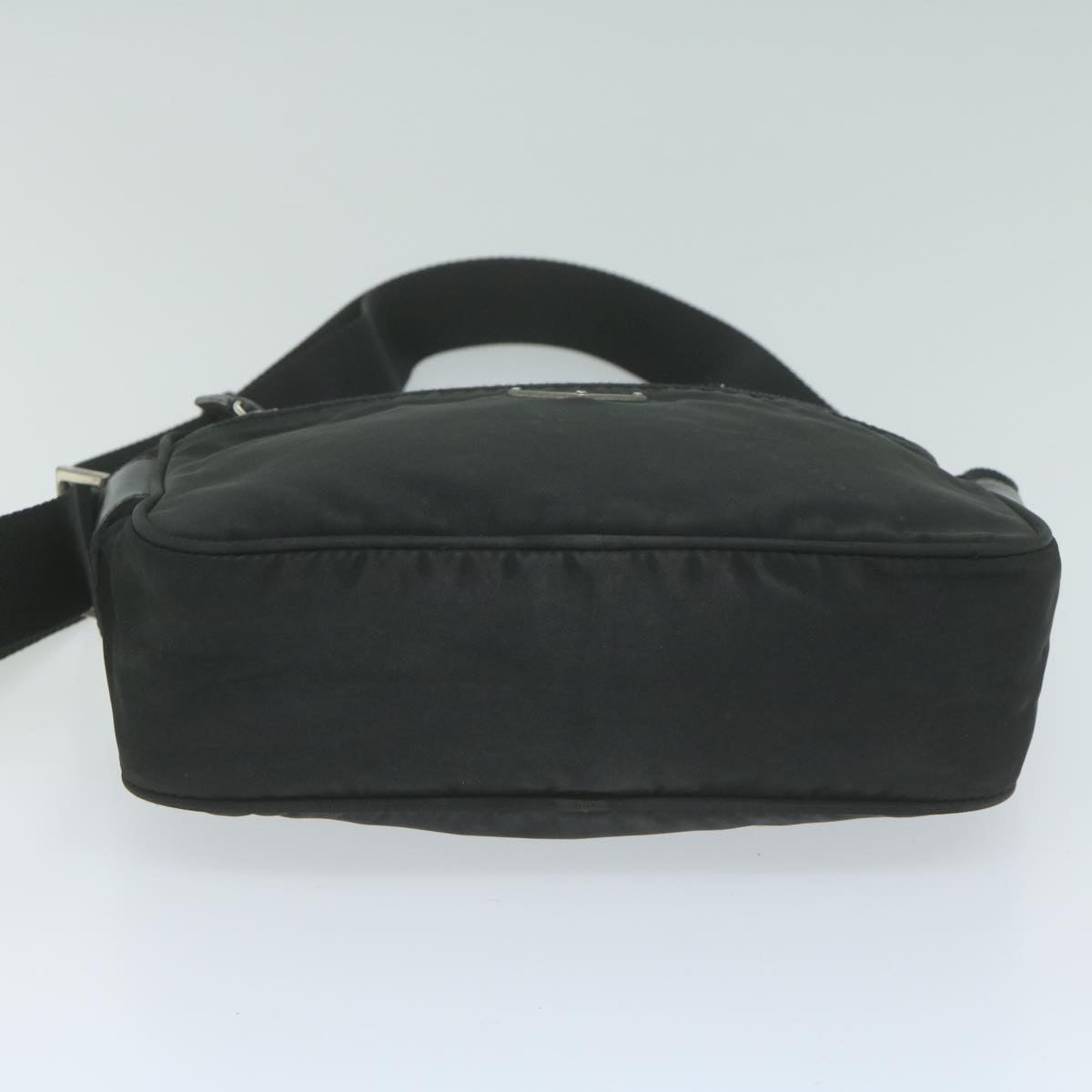 PRADA Shoulder Bag Nylon Black Auth 66085