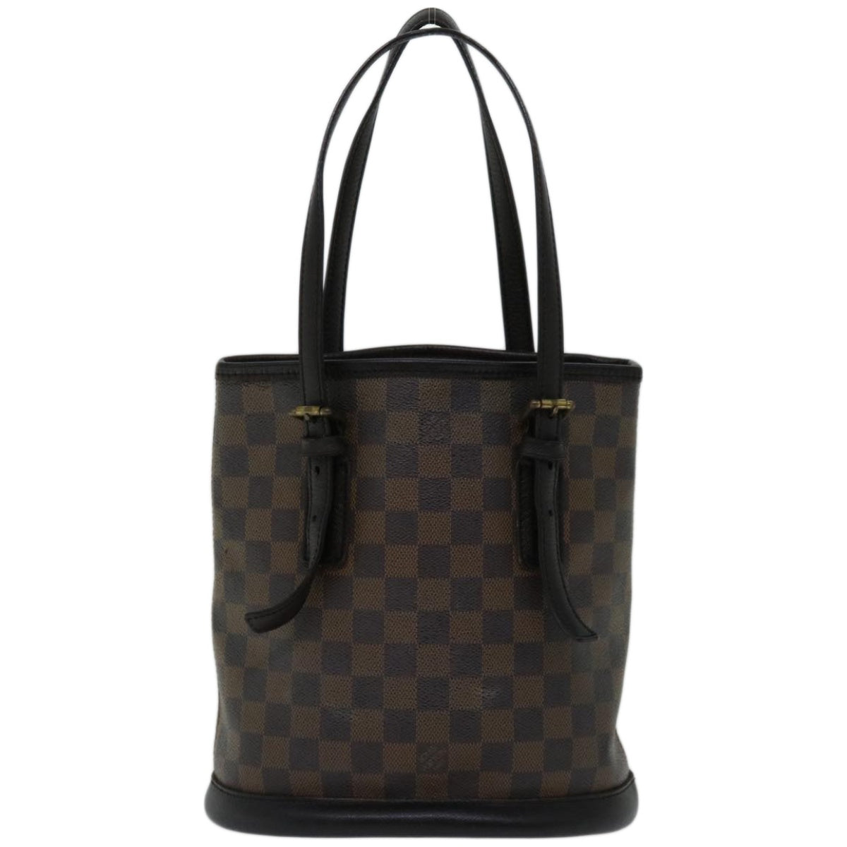 LOUIS VUITTON Damier Ebene Marais Shoulder Bag N42240 LV Auth 66096