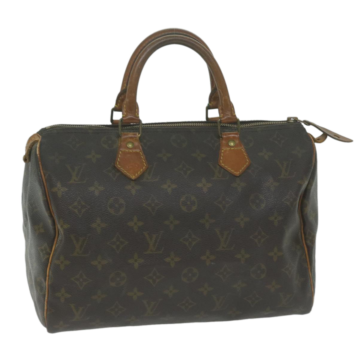 LOUIS VUITTON Monogram Speedy 30 Hand Bag M41526 LV Auth 66122