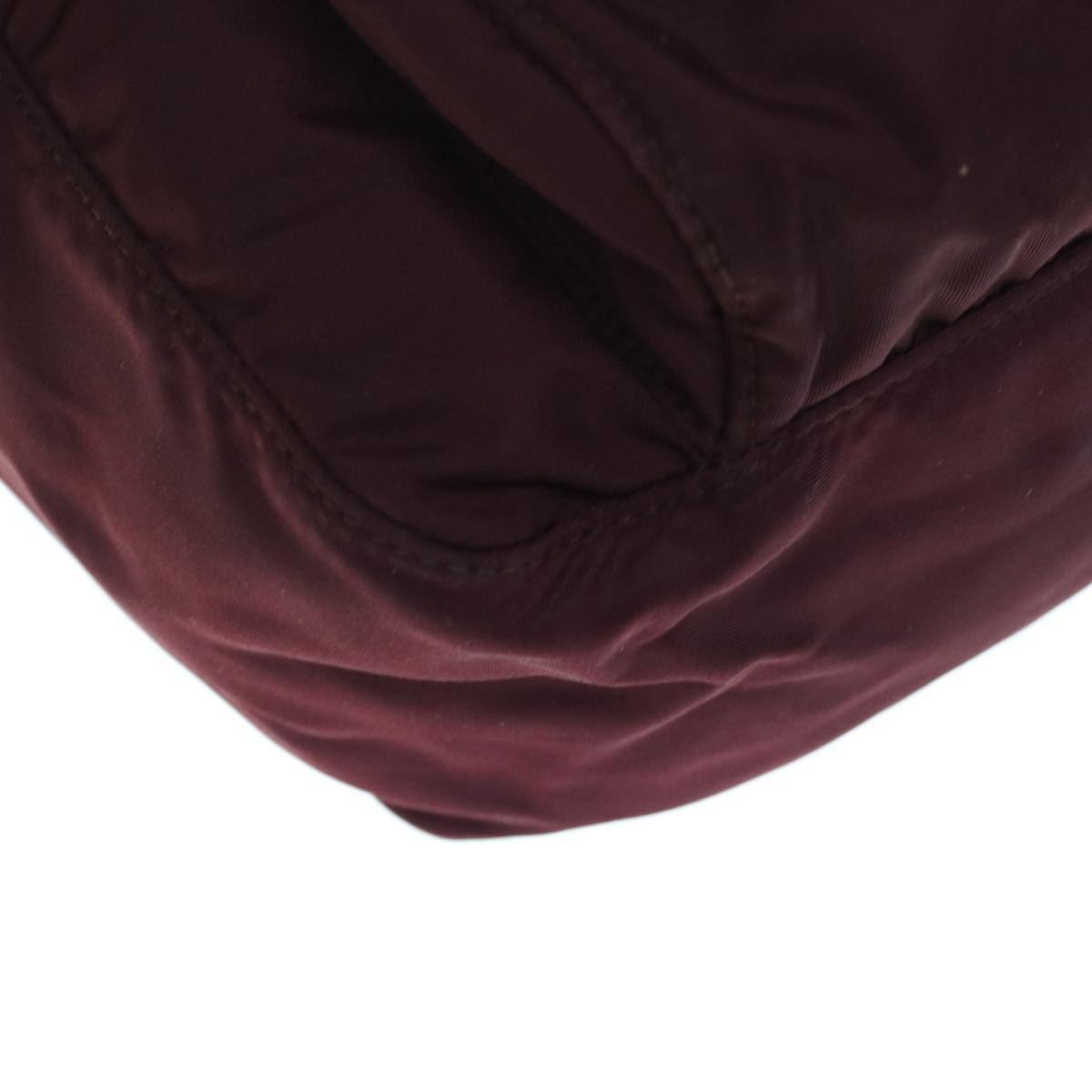 PRADA Shoulder Bag Nylon Red Auth 66124