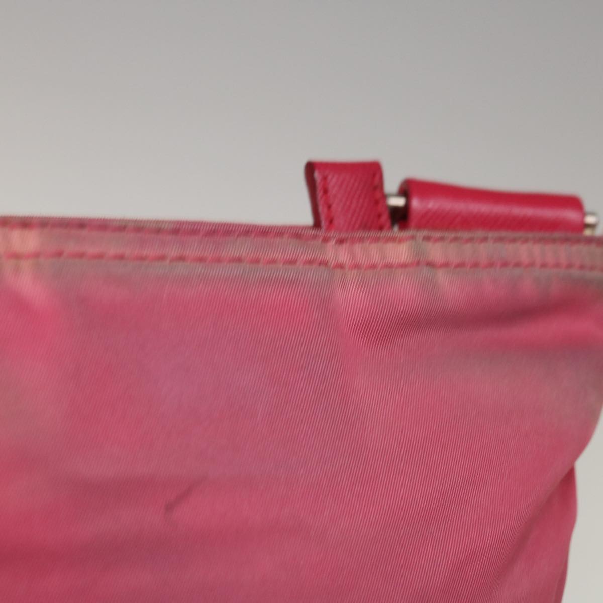 PRADA Shoulder Bag Nylon Pink Auth 66131