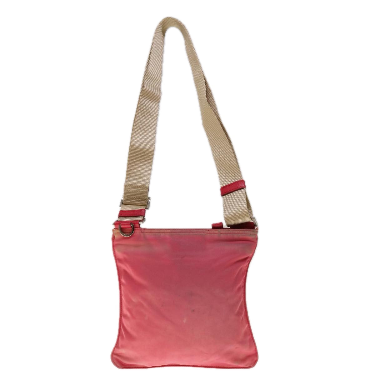 PRADA Shoulder Bag Nylon Pink Auth 66131 - 0