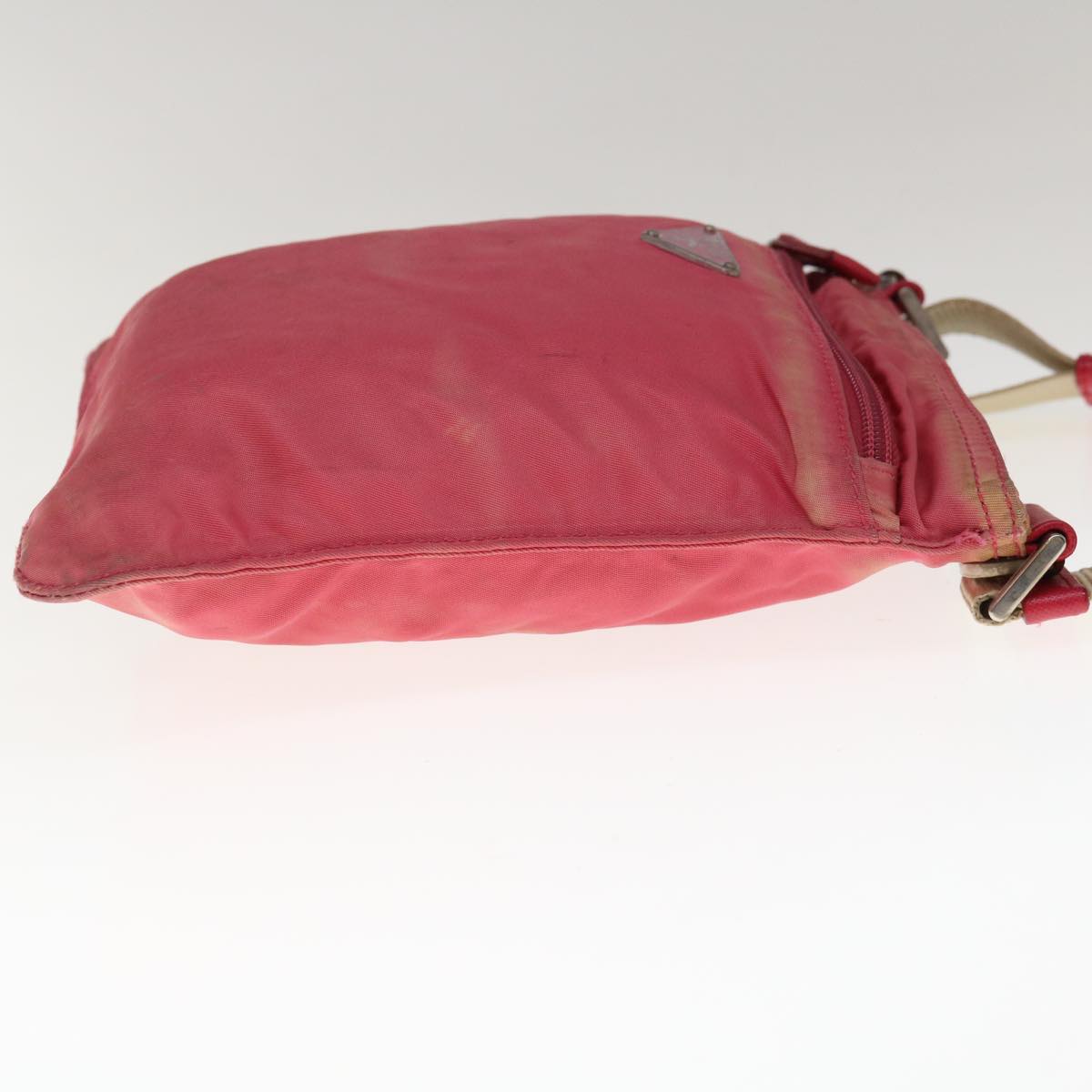 PRADA Shoulder Bag Nylon Pink Auth 66131