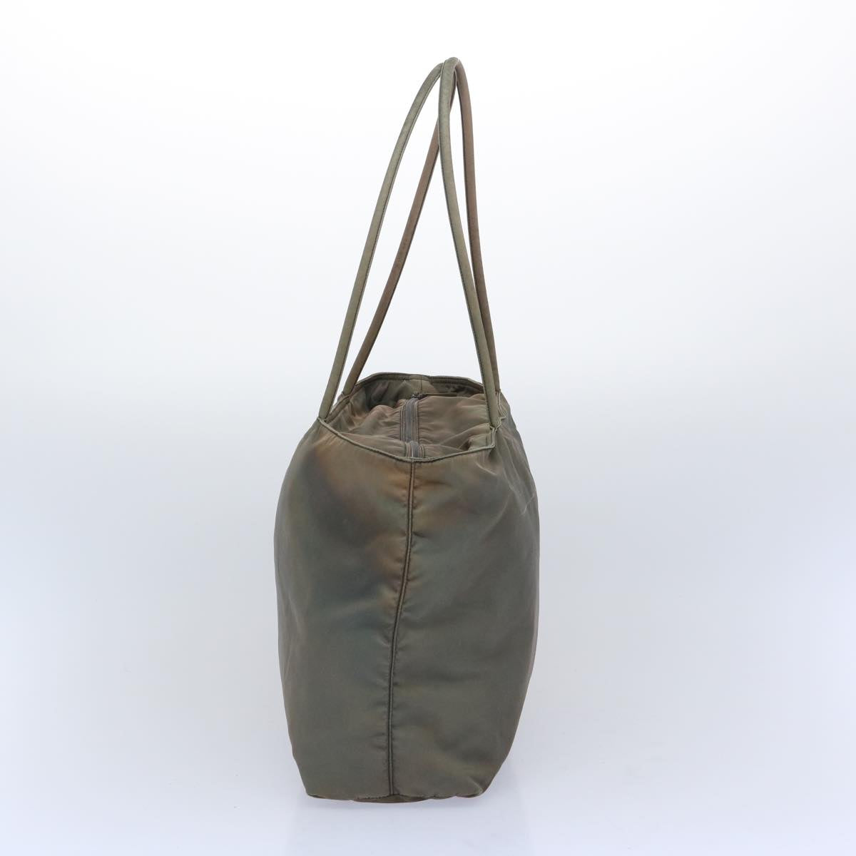 PRADA Tote Bag Nylon Brown Auth 66135
