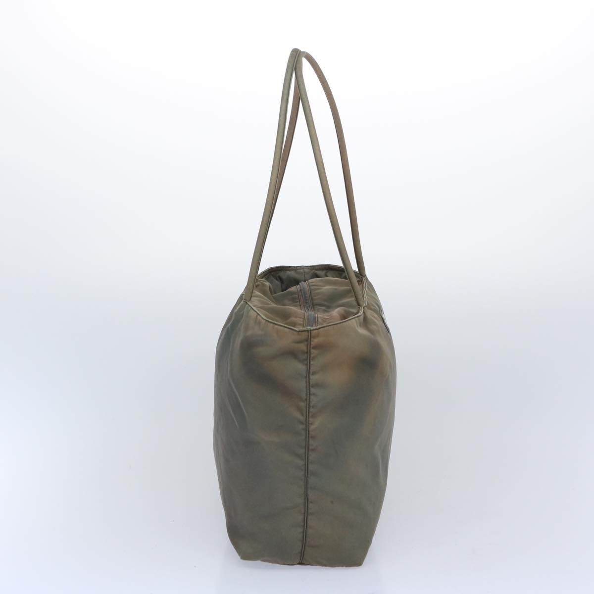 PRADA Tote Bag Nylon Brown Auth 66135