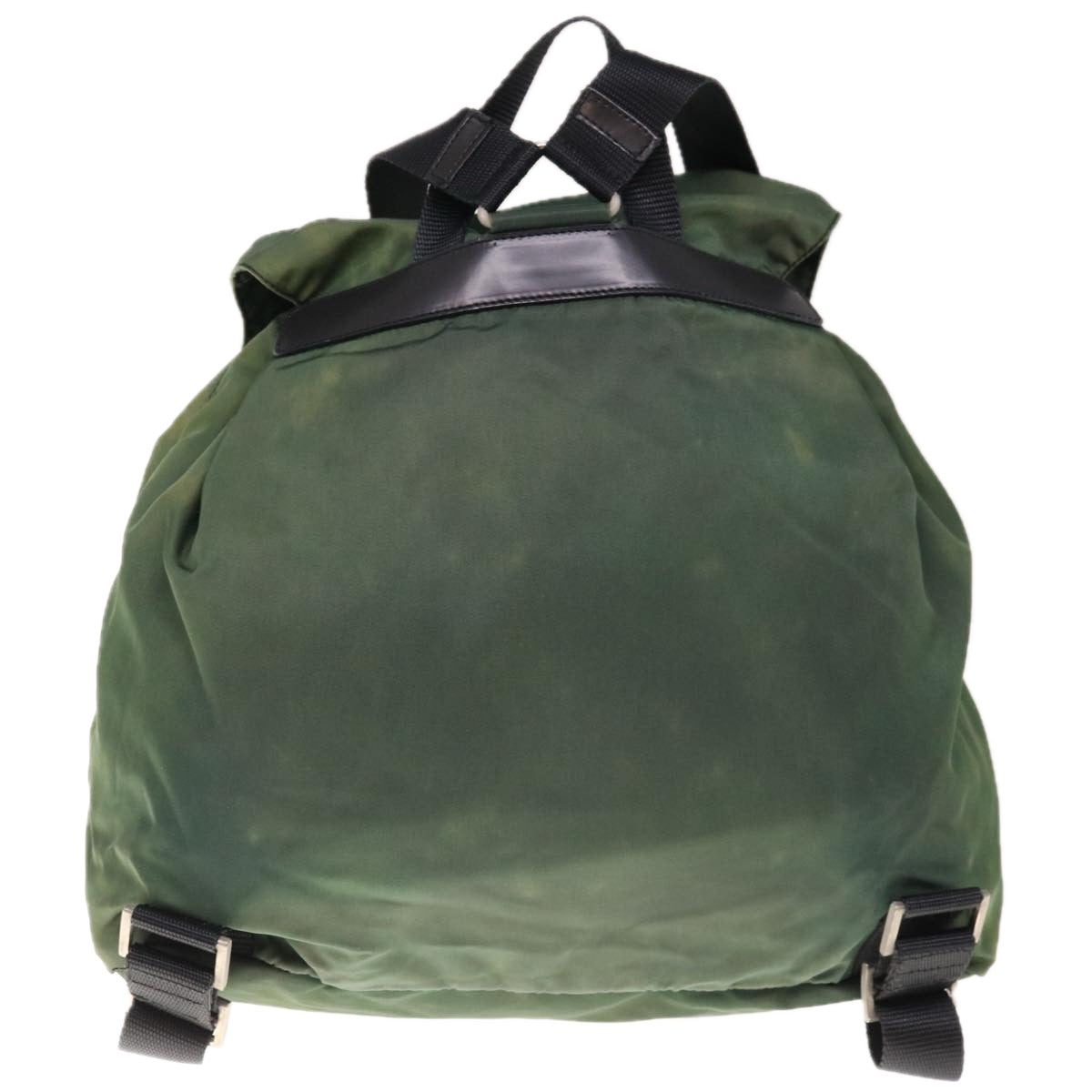 PRADA Backpack Nylon Green Auth 66140 - 0