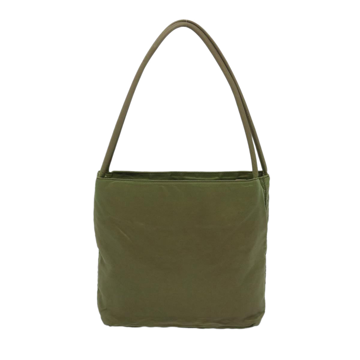 PRADA Hand Bag Nylon Khaki Auth 66141 - 0