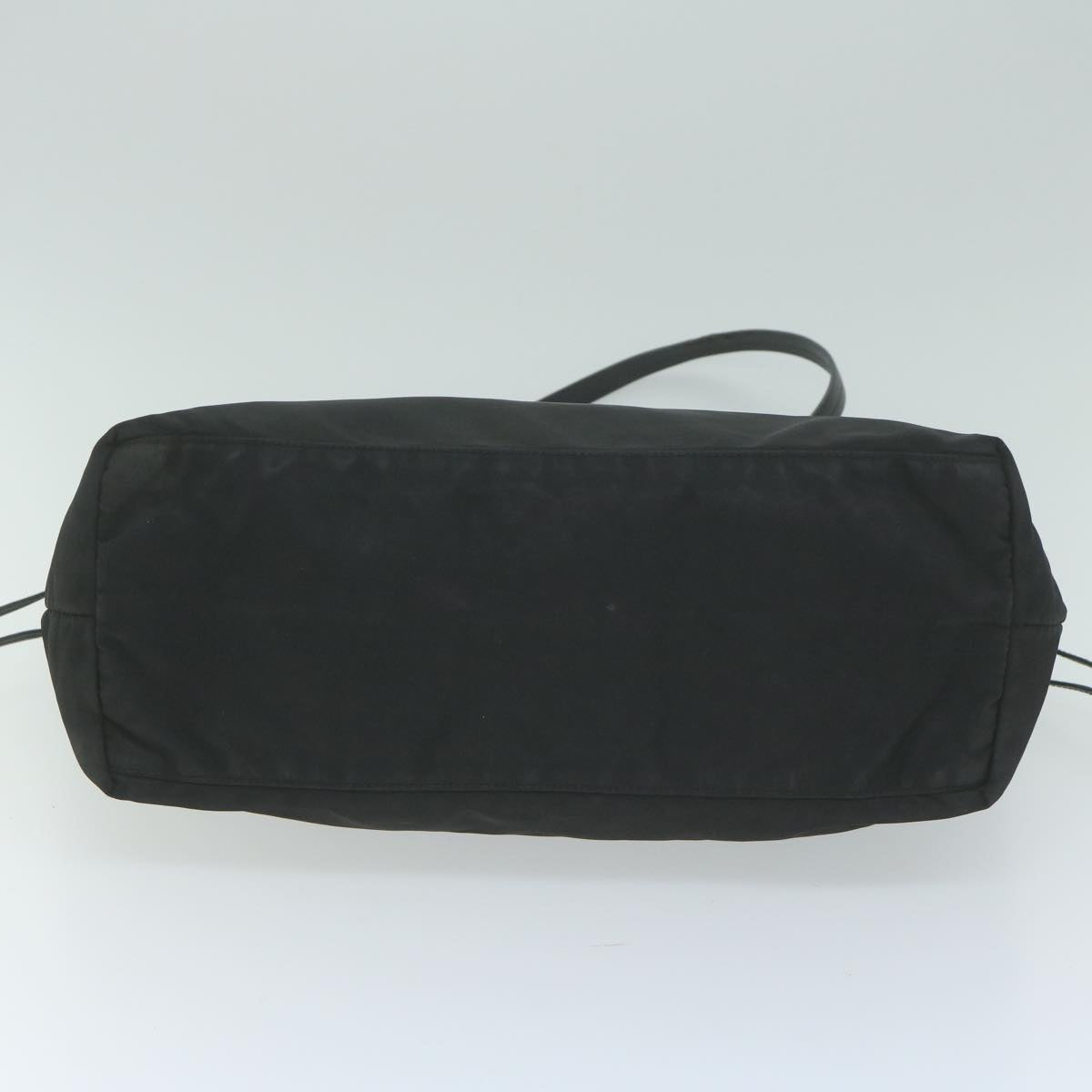 PRADA Tote Bag Nylon Black Auth 66143