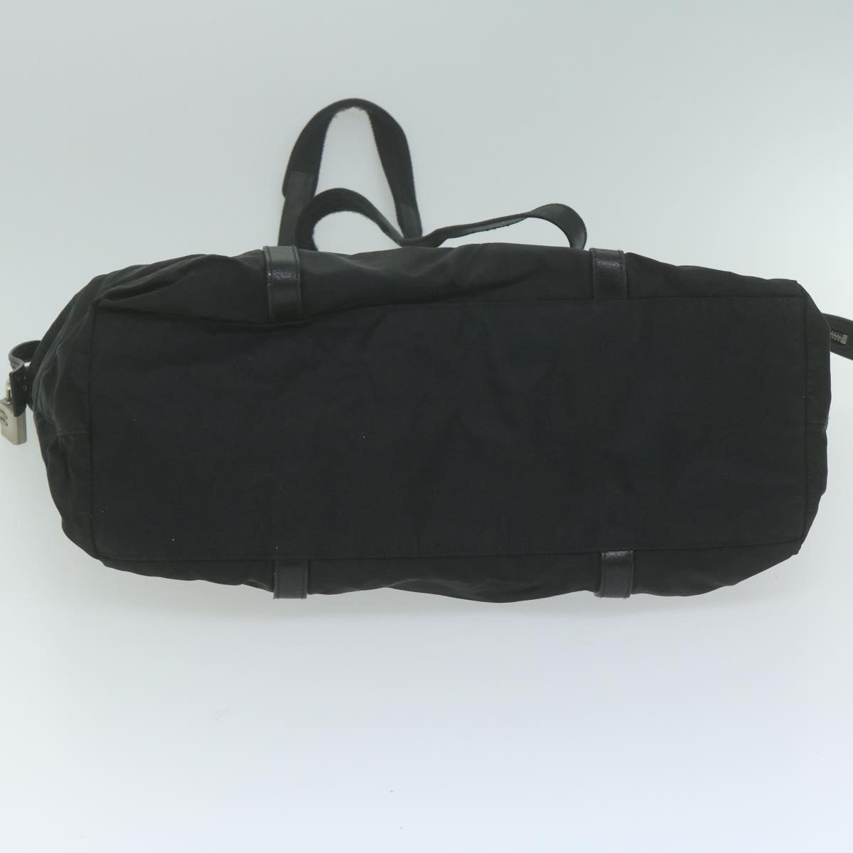 PRADA Tote Bag Nylon 2Set Black Auth 66145