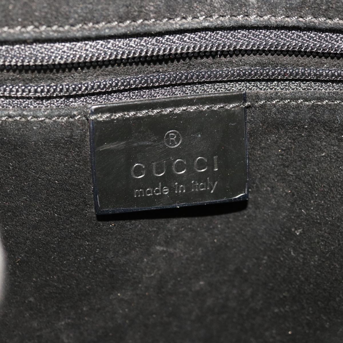 GUCCI GG Canvas Shoulder Bag Black Auth 66147