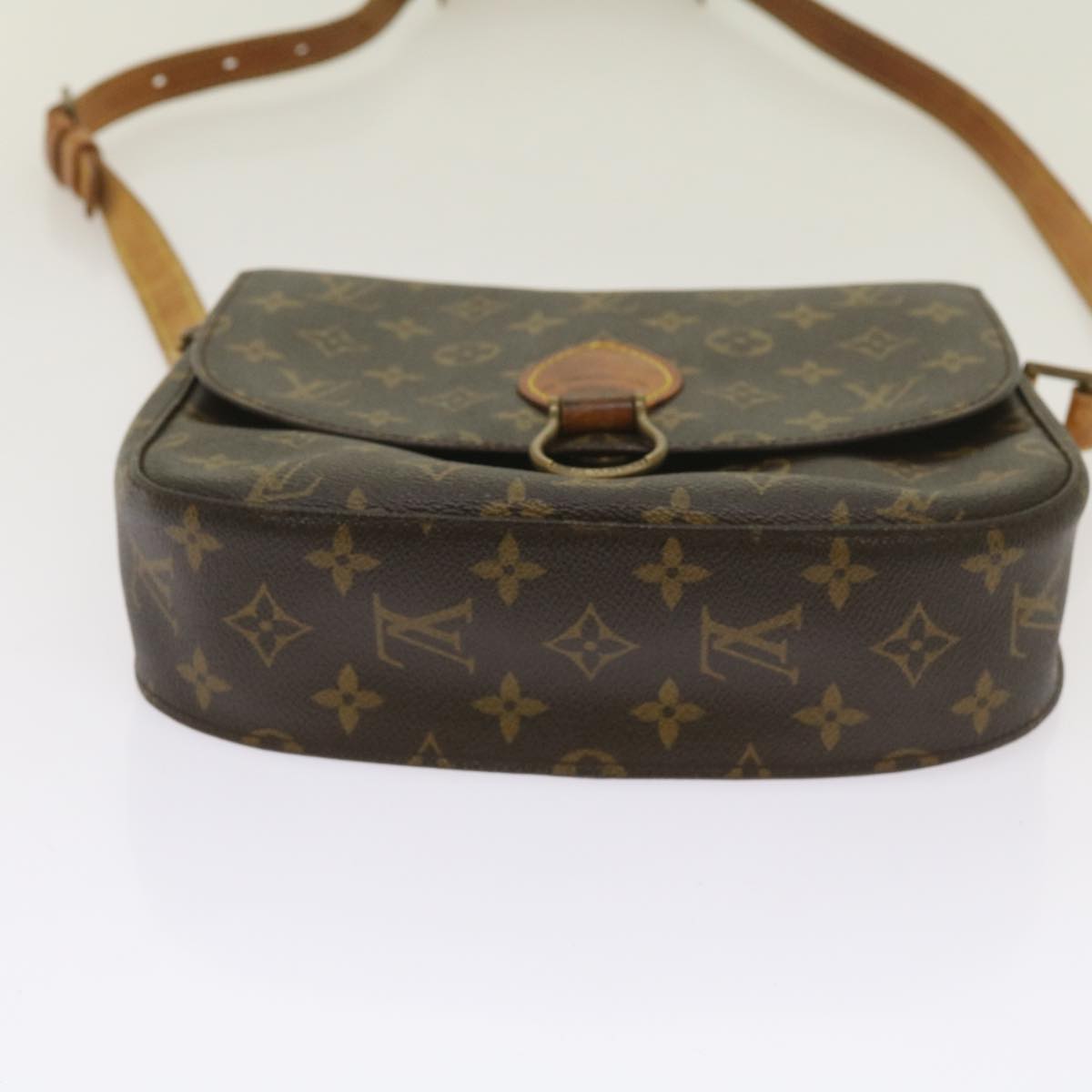 LOUIS VUITTON Monogram Saint Cloud GM Shoulder Bag M51242 LV Auth 66174