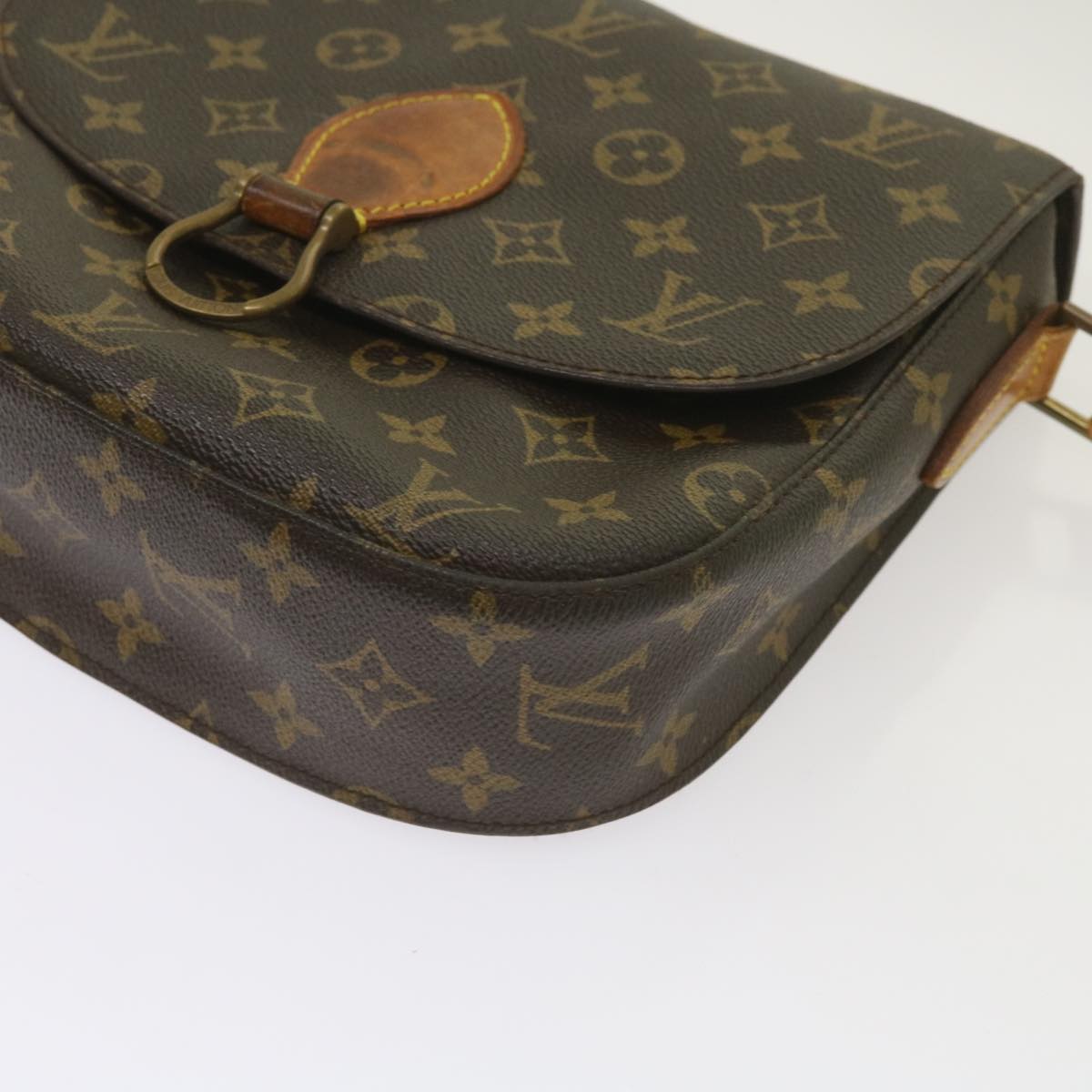 LOUIS VUITTON Monogram Saint Cloud GM Shoulder Bag M51242 LV Auth 66174