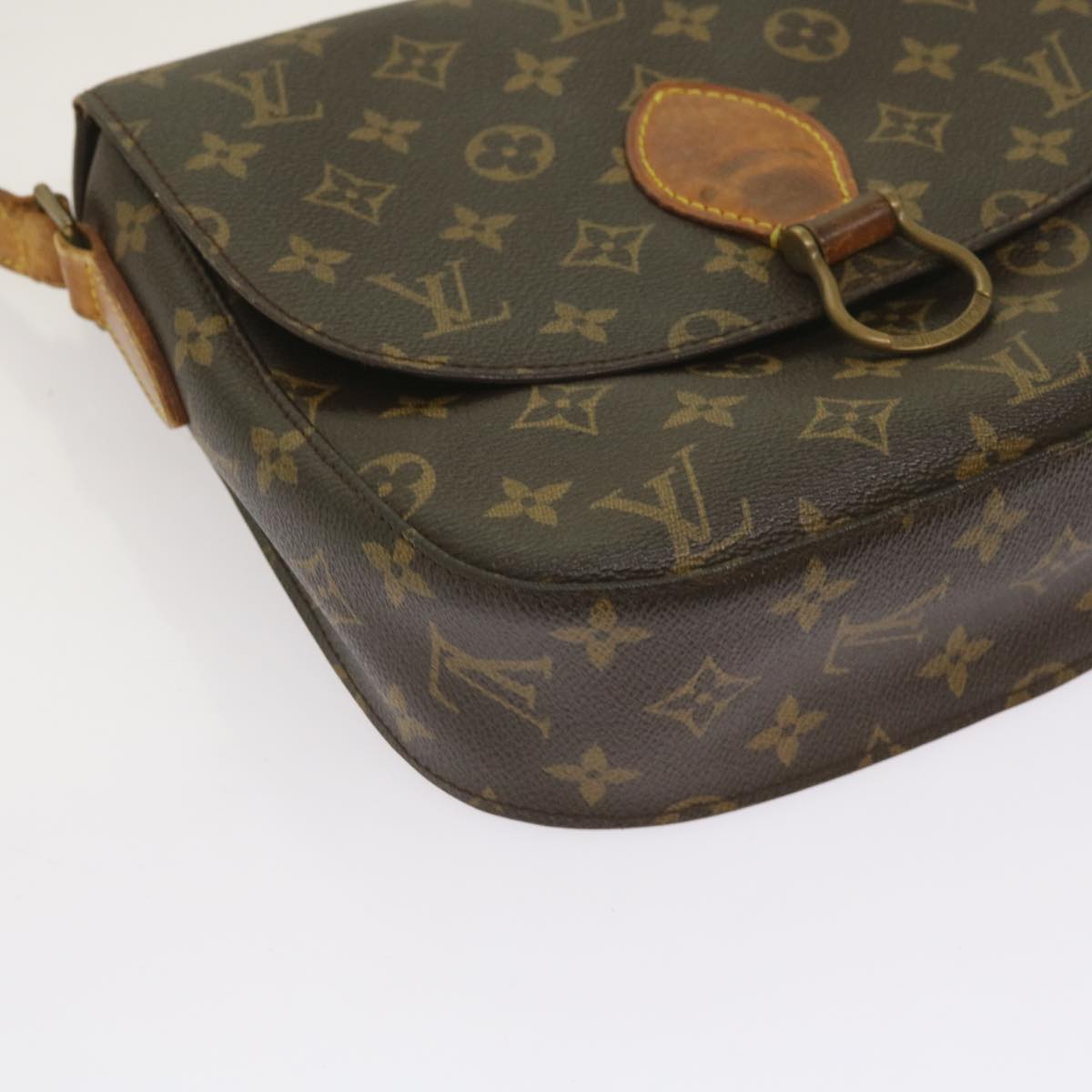 LOUIS VUITTON Monogram Saint Cloud GM Shoulder Bag M51242 LV Auth 66174