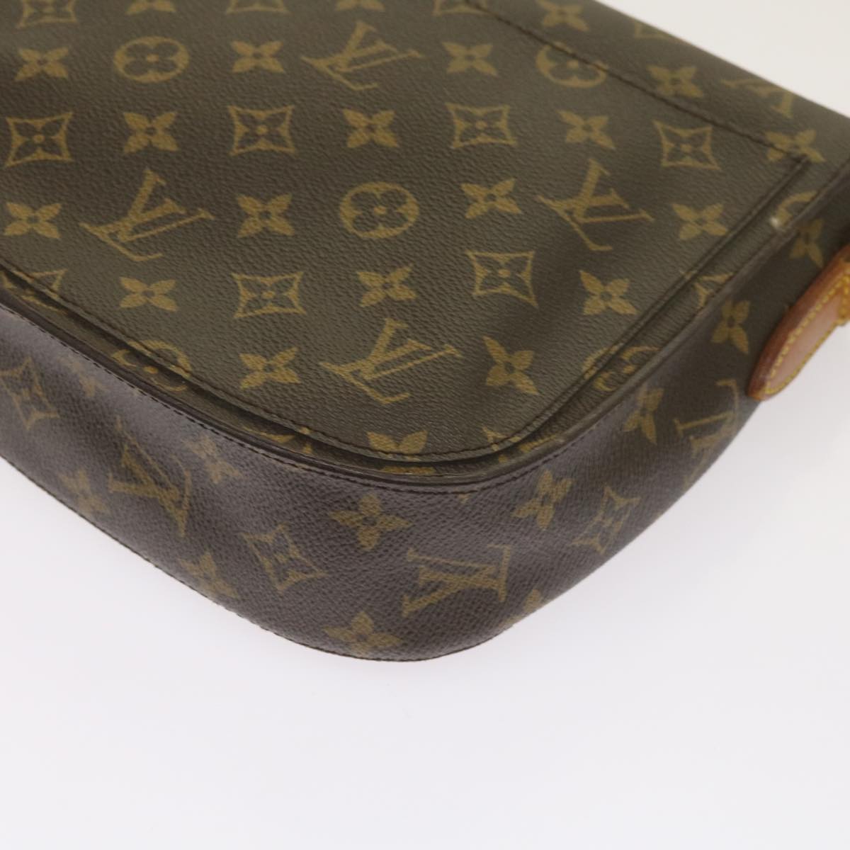 LOUIS VUITTON Monogram Saint Cloud GM Shoulder Bag M51242 LV Auth 66174