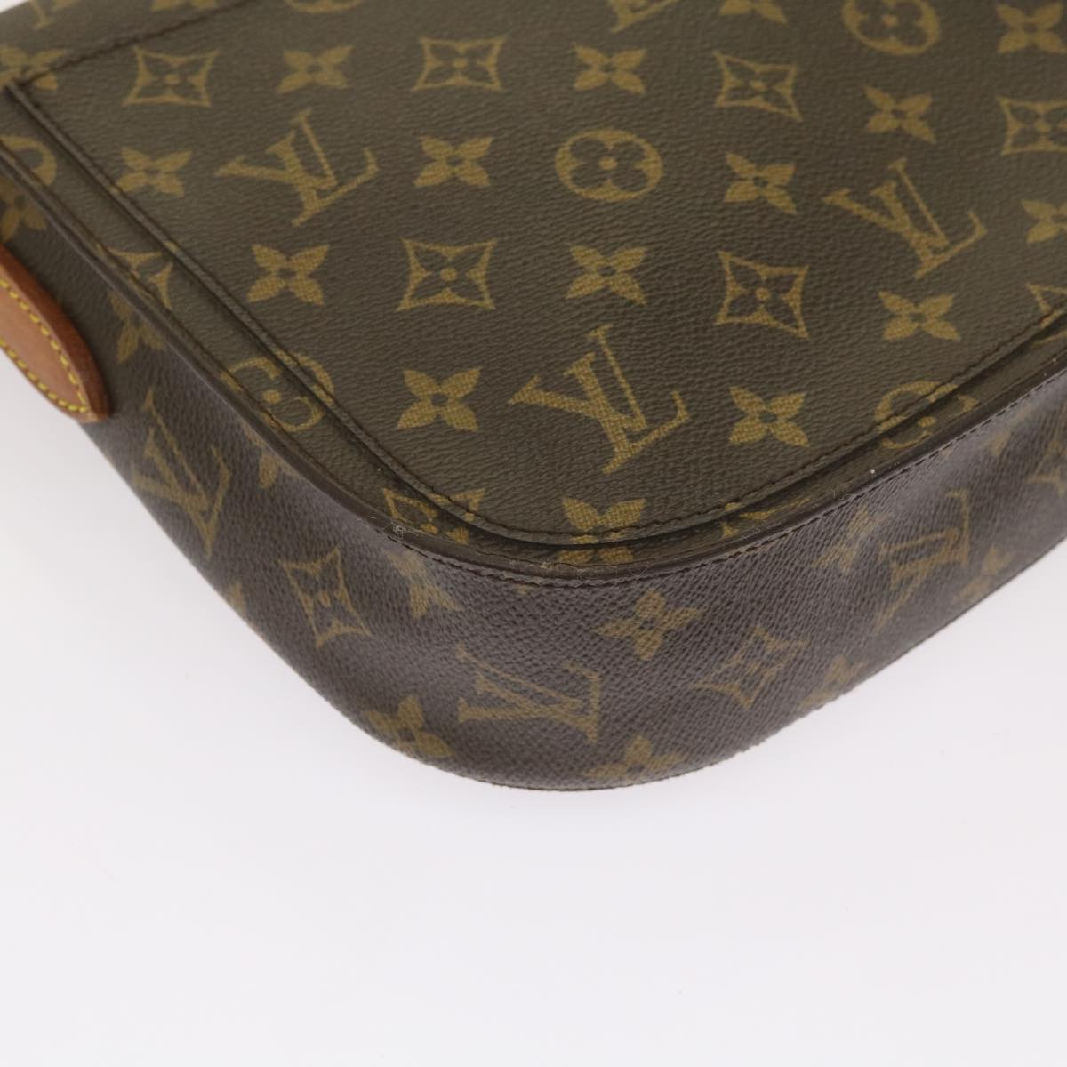 LOUIS VUITTON Monogram Saint Cloud GM Shoulder Bag M51242 LV Auth 66174