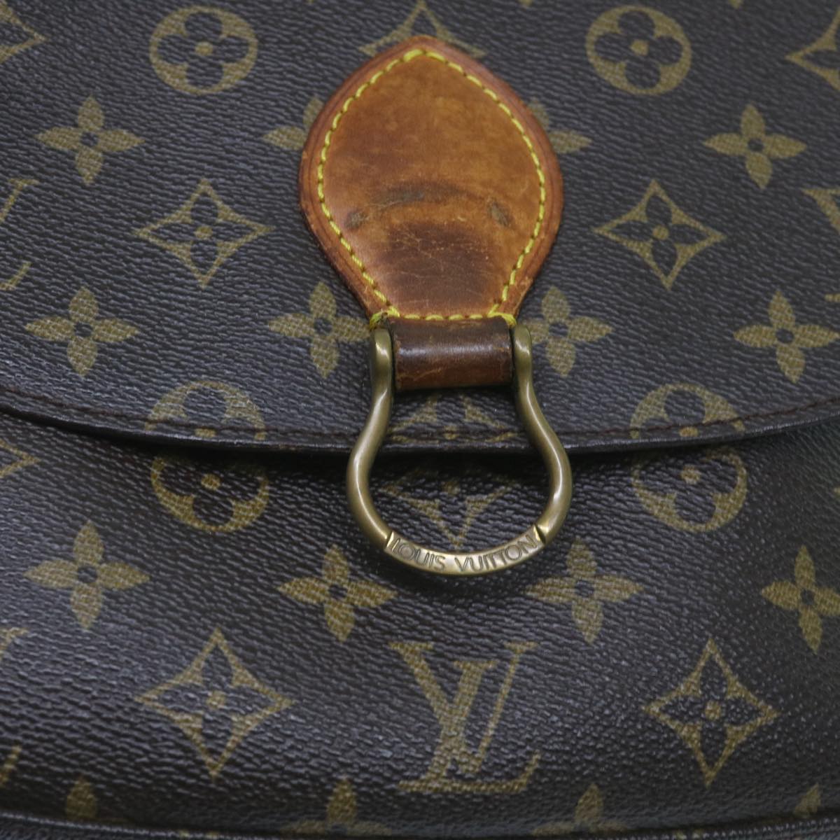 LOUIS VUITTON Monogram Saint Cloud GM Shoulder Bag M51242 LV Auth 66174