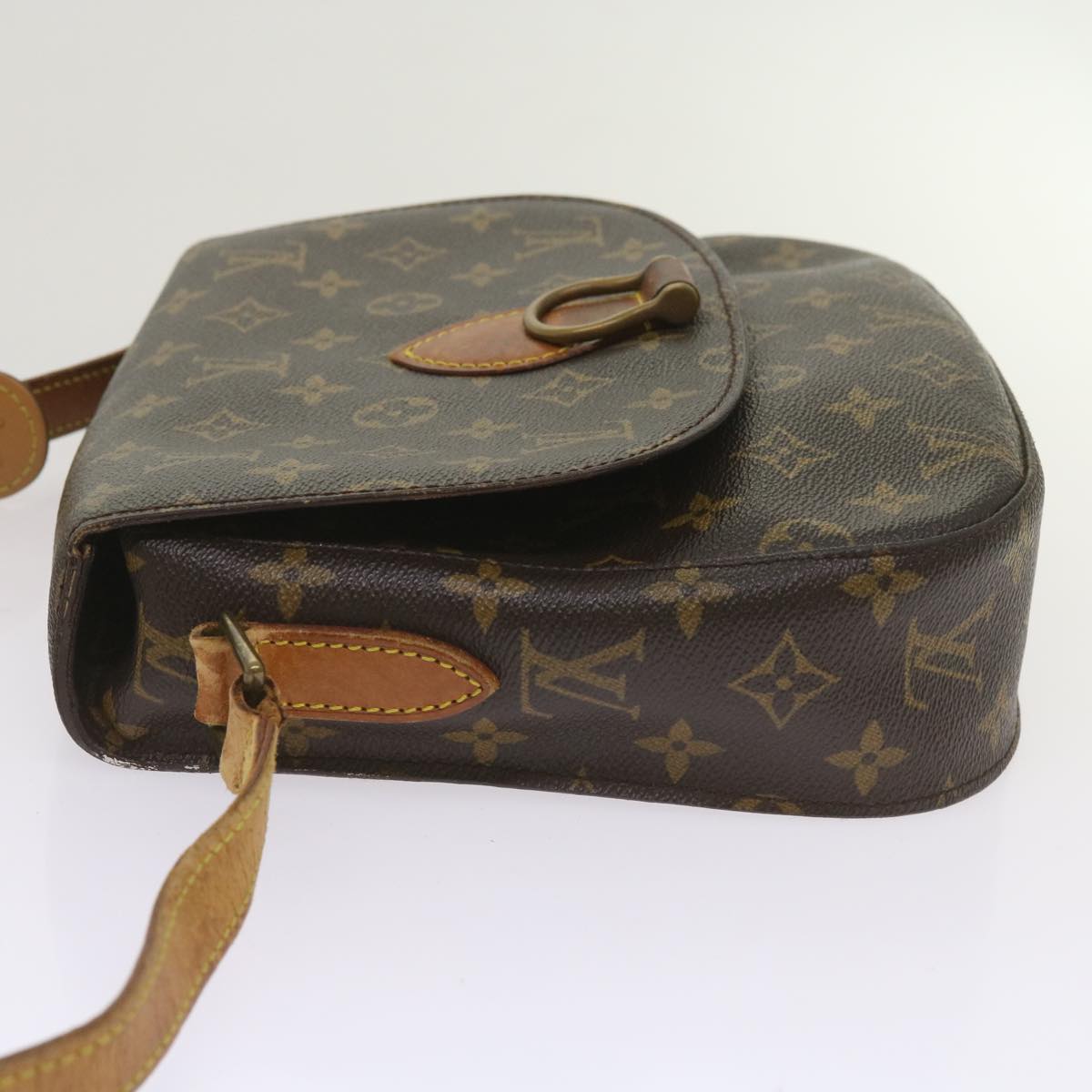 LOUIS VUITTON Monogram Saint Cloud GM Shoulder Bag M51242 LV Auth 66174