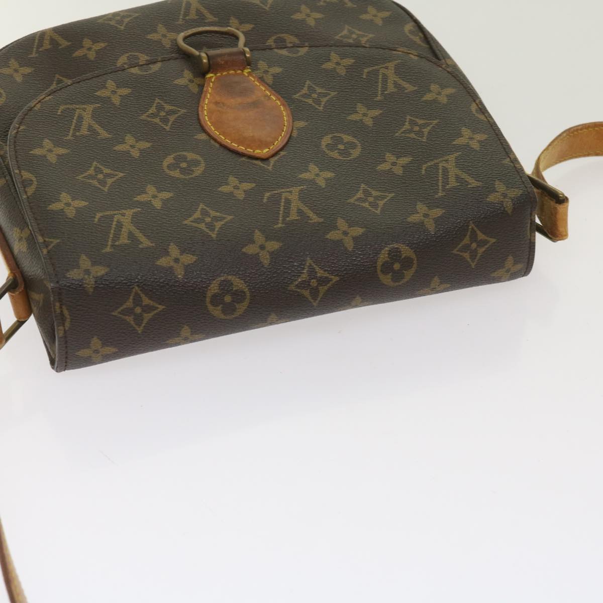 LOUIS VUITTON Monogram Saint Cloud GM Shoulder Bag M51242 LV Auth 66174