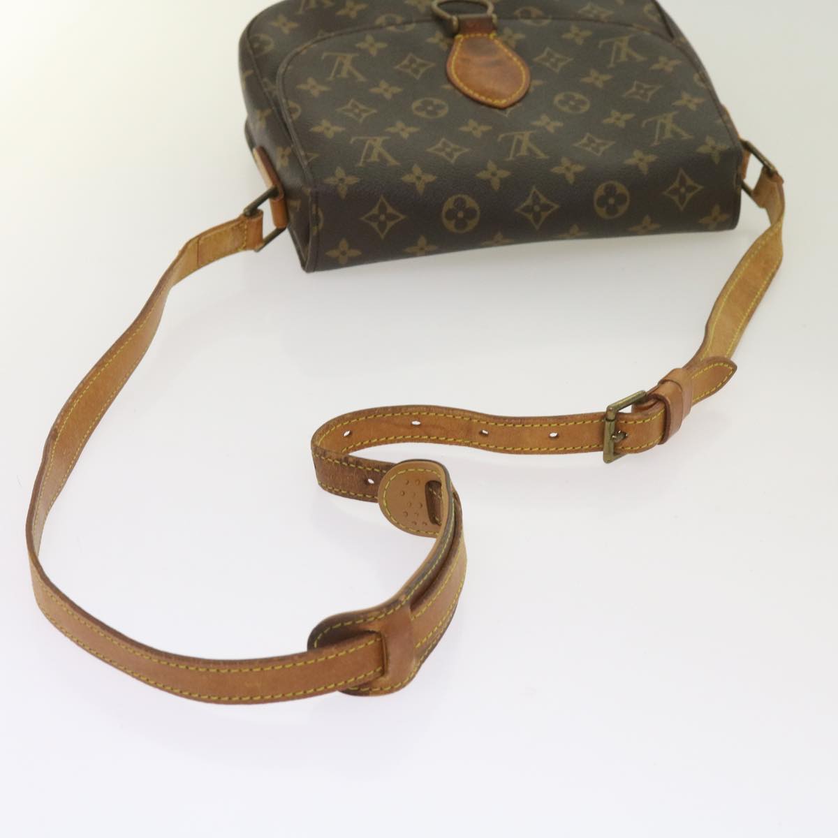 LOUIS VUITTON Monogram Saint Cloud GM Shoulder Bag M51242 LV Auth 66174