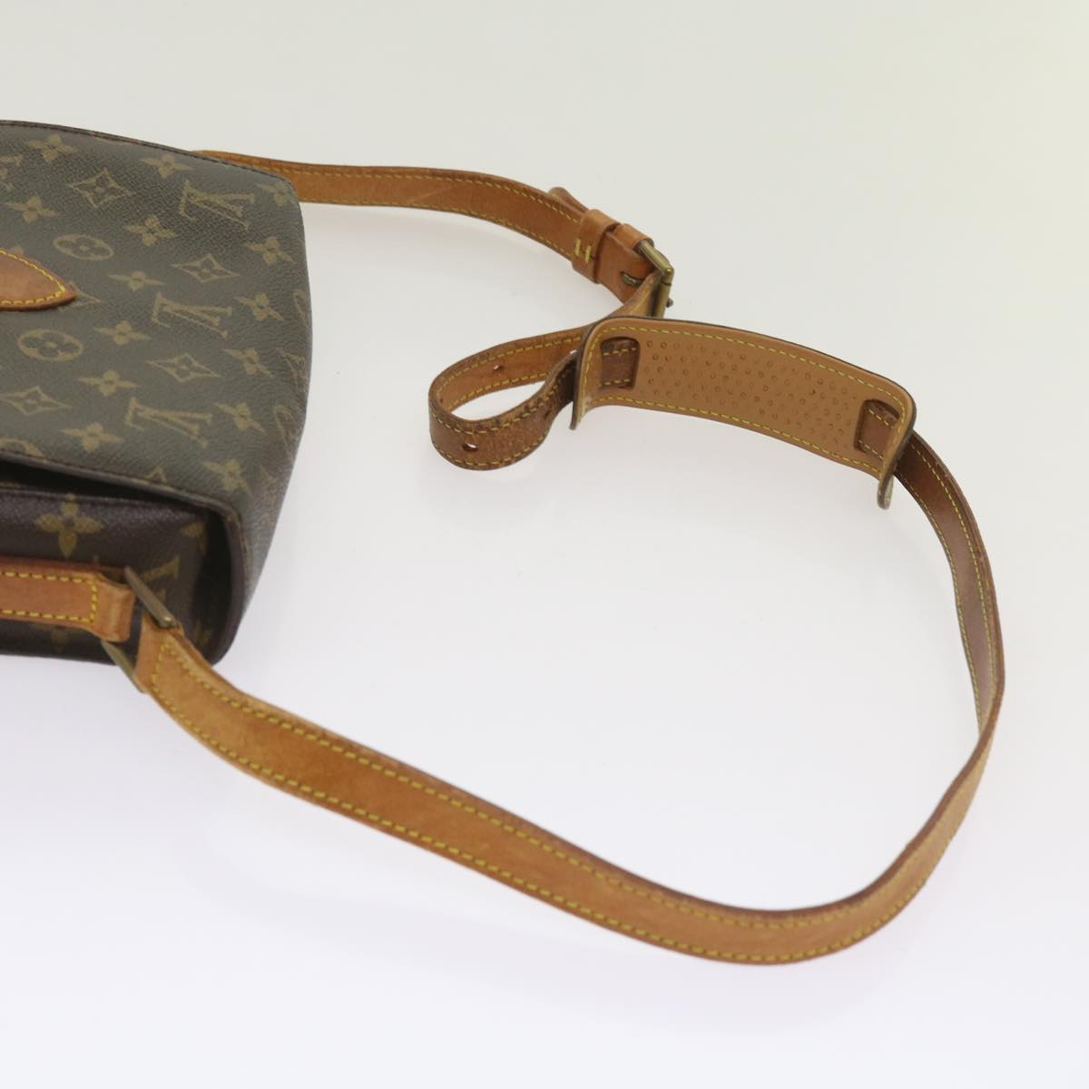 LOUIS VUITTON Monogram Saint Cloud GM Shoulder Bag M51242 LV Auth 66174