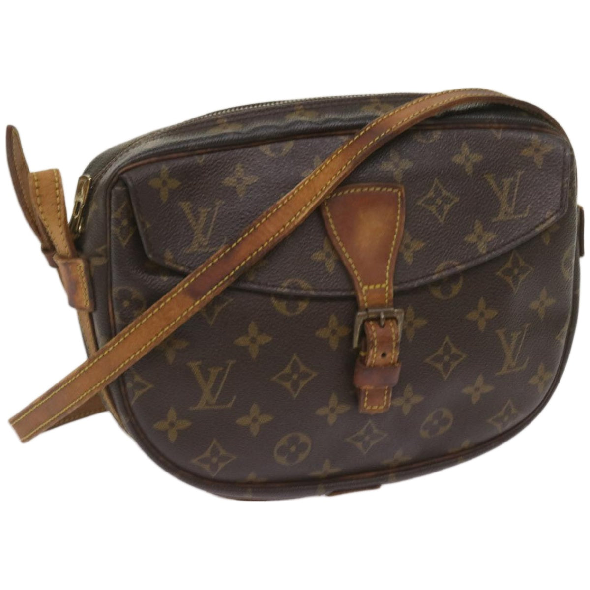 LOUIS VUITTON Monogram Jeune Fille MM Shoulder Bag M51226 LV Auth 66175