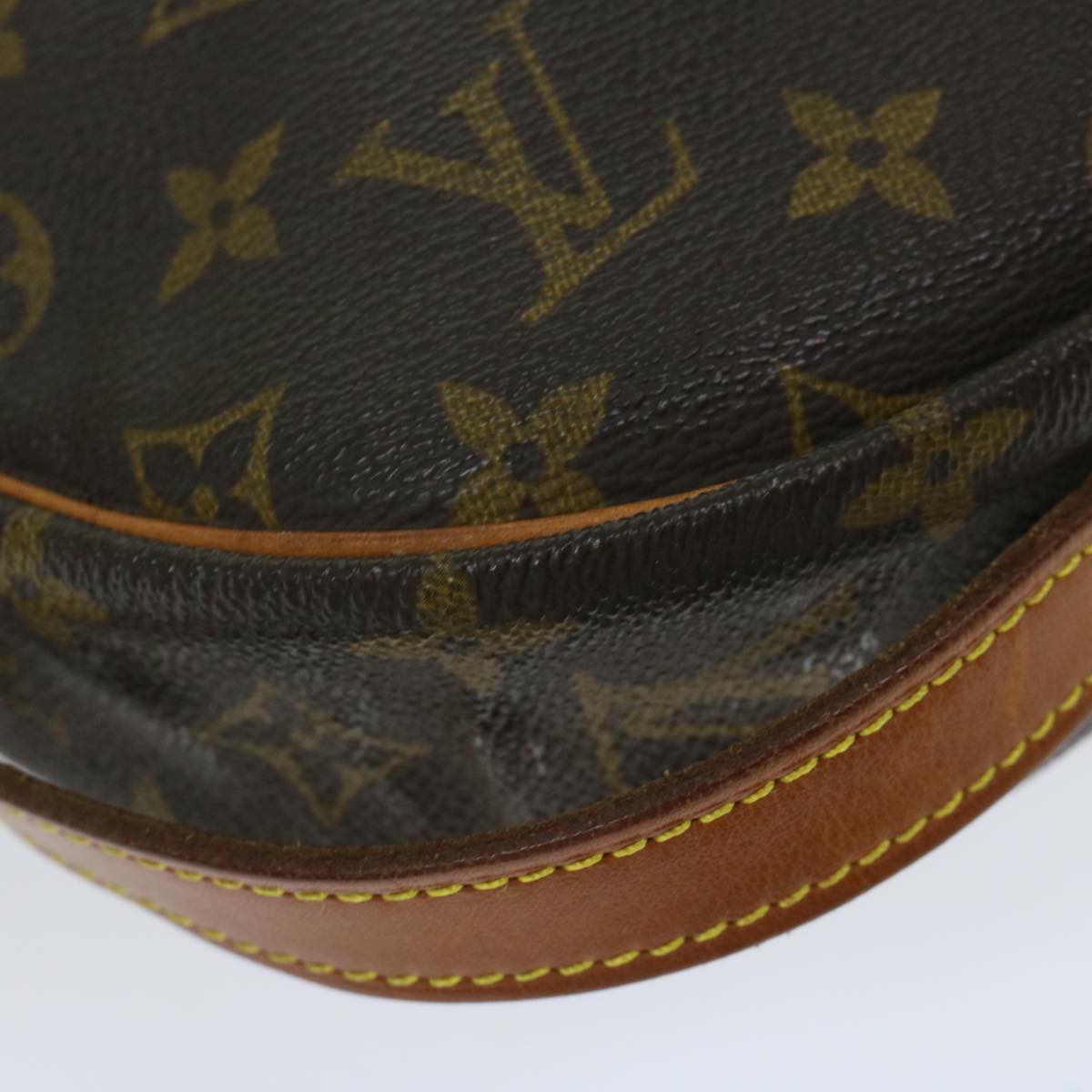 LOUIS VUITTON Monogram Jeune Fille GM Shoulder Bag M51225 LV Auth 66176