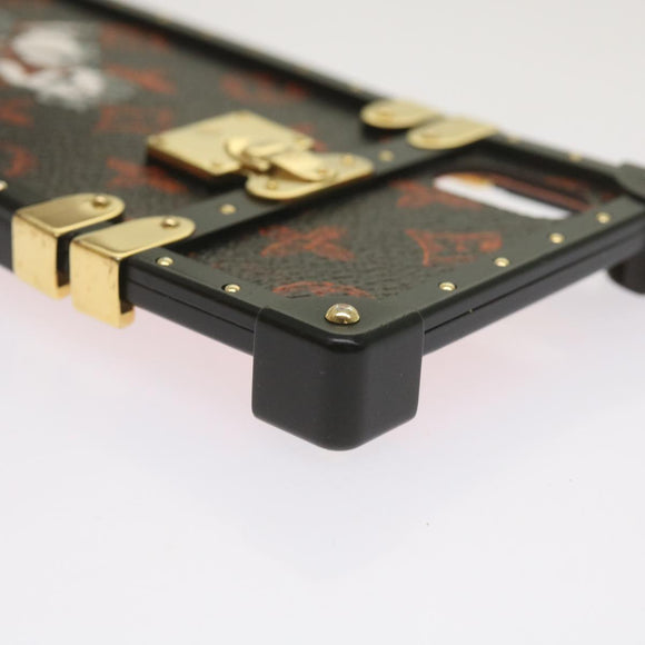 LOUIS VUITTON Transformed Monogram Cat Eye Trunk iPhone Hülle M63891 Auth 66181