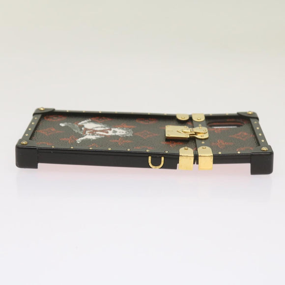 LOUIS VUITTON Transformed Monogram Cat Eye Trunk iPhone Case M63891 Auth 66181