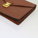 LOUIS VUITTON Epi Serviette Conseiller Aktenkoffer Braun M54423 LV Auth 66184-14