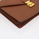LOUIS VUITTON Epi Serviette Conseiller Briefcase Brown M54423 LV Auth 66184-15