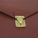 LOUIS VUITTON Epi Serviette Conseiller Aktenkoffer Braun M54423 LV Auth 66184-18