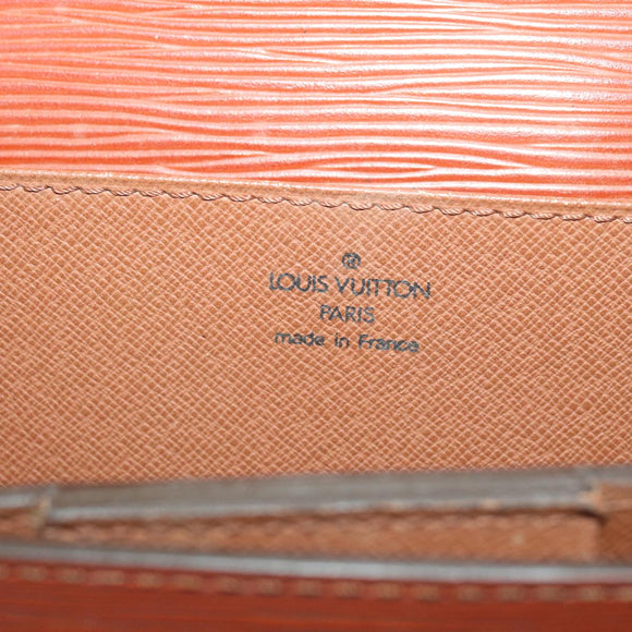 LOUIS VUITTON Epi Serviette Conseiller Aktenkoffer Braun M54423 LV Auth 66184