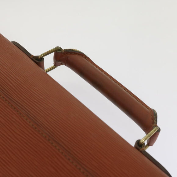 LOUIS VUITTON Epi Serviette Conseiller Aktenkoffer Braun M54423 LV Auth 66184