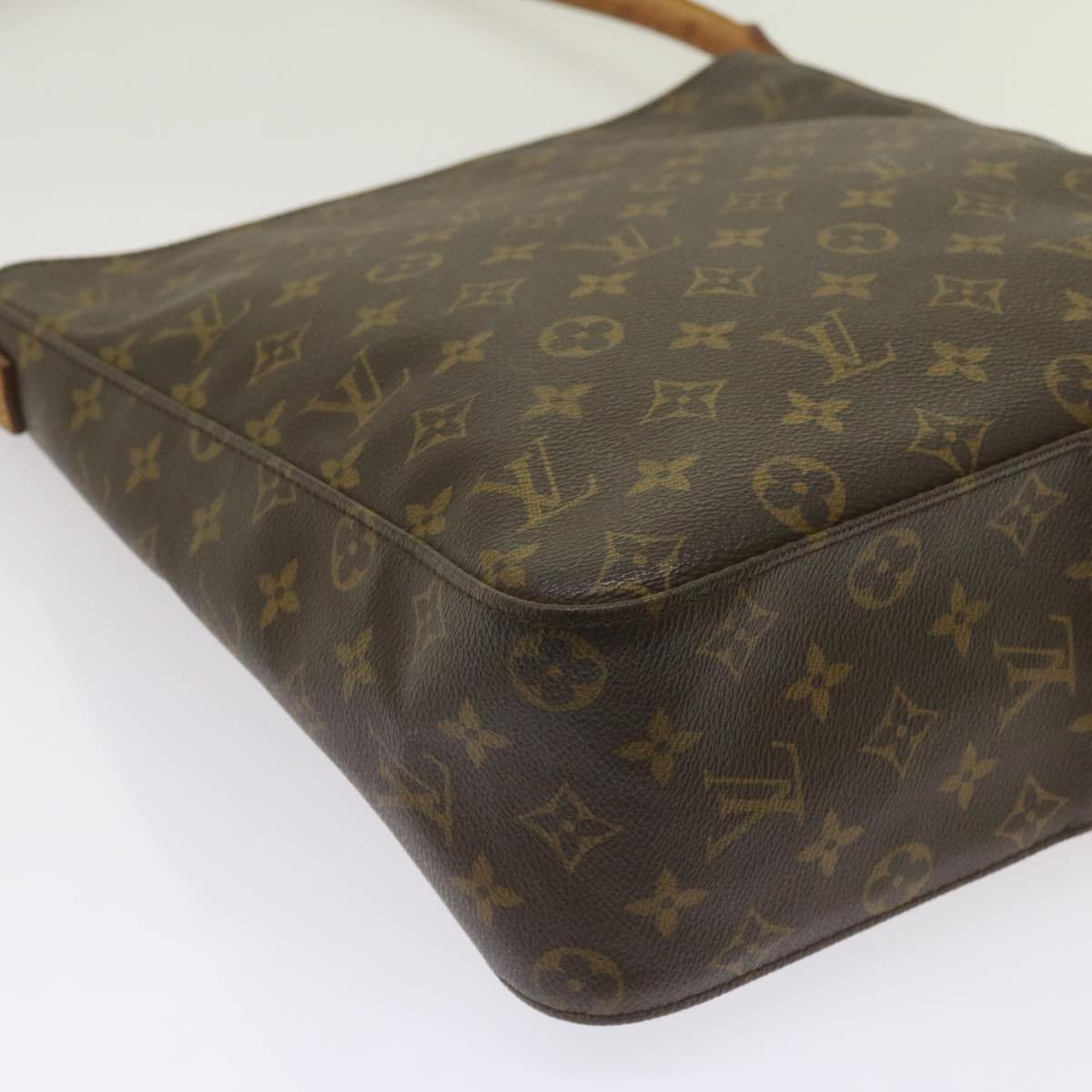 LOUIS VUITTON Monogram Looping GM Shoulder Bag M51145 LV Auth 66187